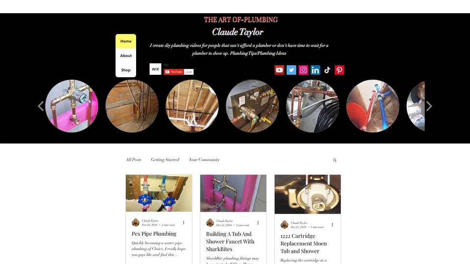 Homepage snapshot at launch