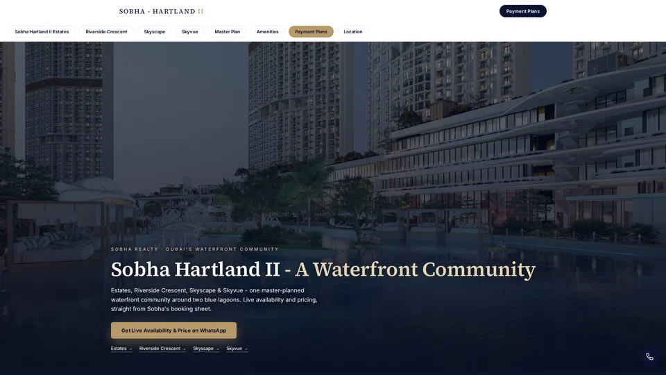 Homepage snapshot at launch