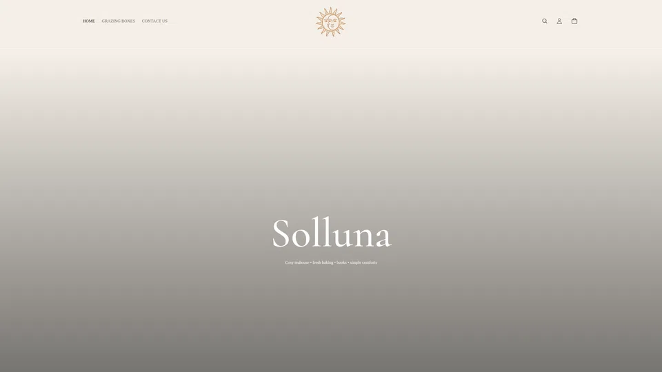 Homepage snapshot at launch