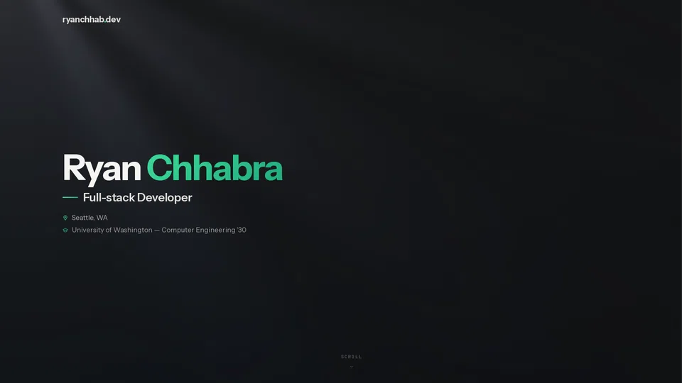Homepage snapshot at launch