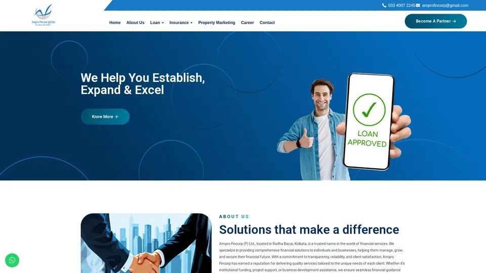 Homepage snapshot at launch