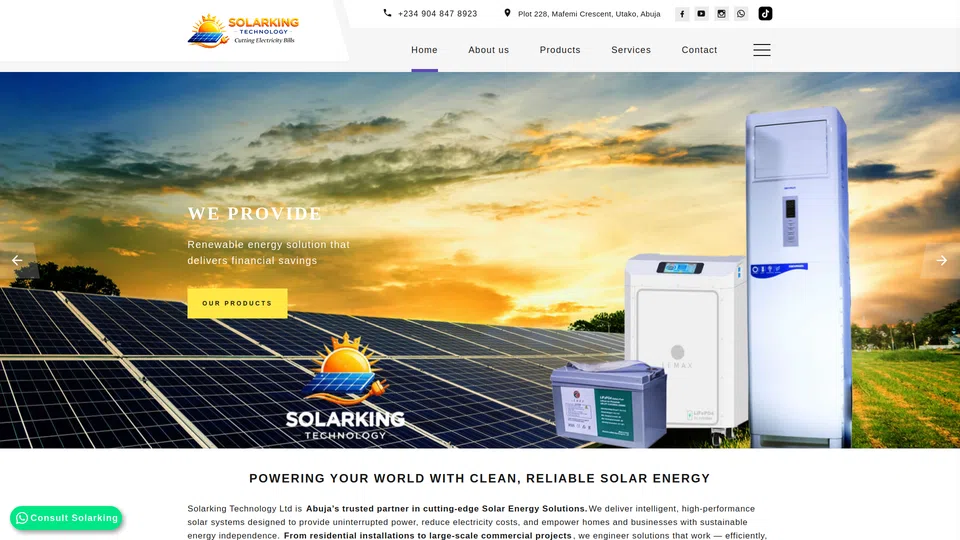 Homepage snapshot at launch