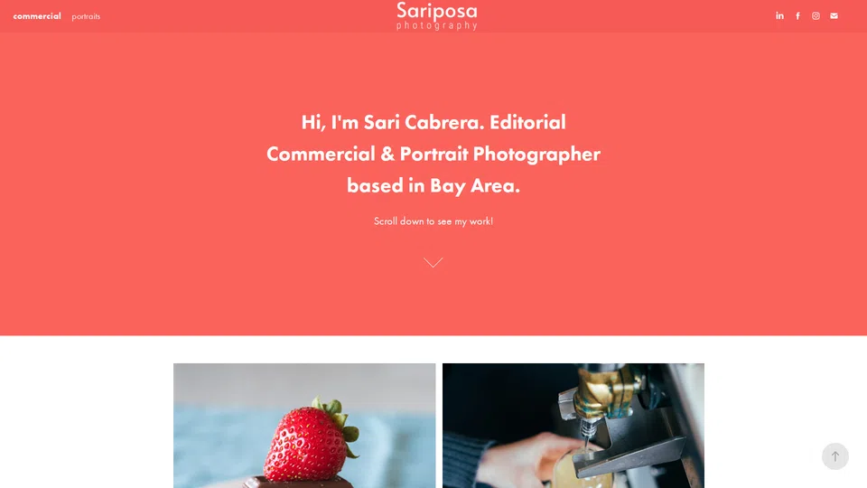 Homepage snapshot at launch