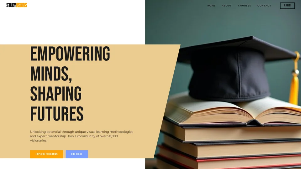 Homepage snapshot at launch