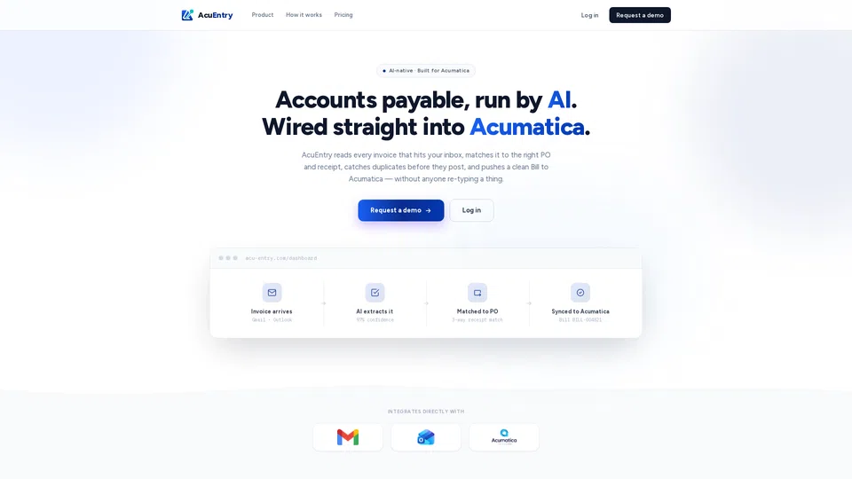 Homepage snapshot at launch
