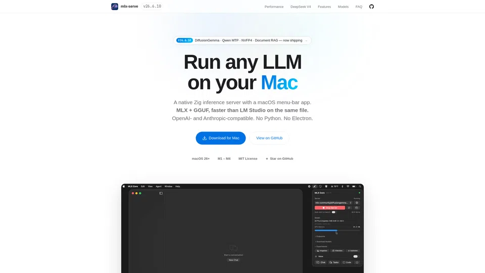 Homepage snapshot at launch