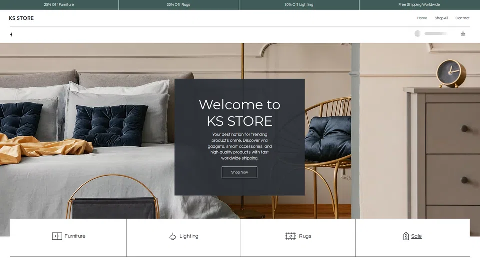 Homepage snapshot at launch