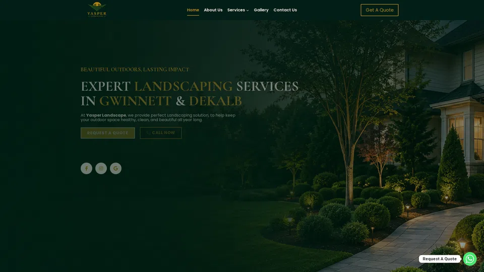 Homepage snapshot at launch
