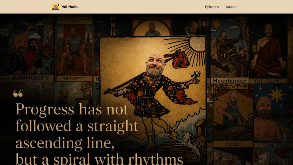 Homepage snapshot at launch