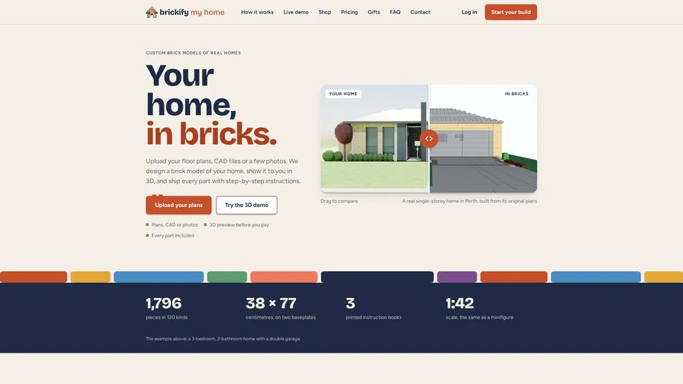 Homepage snapshot at launch