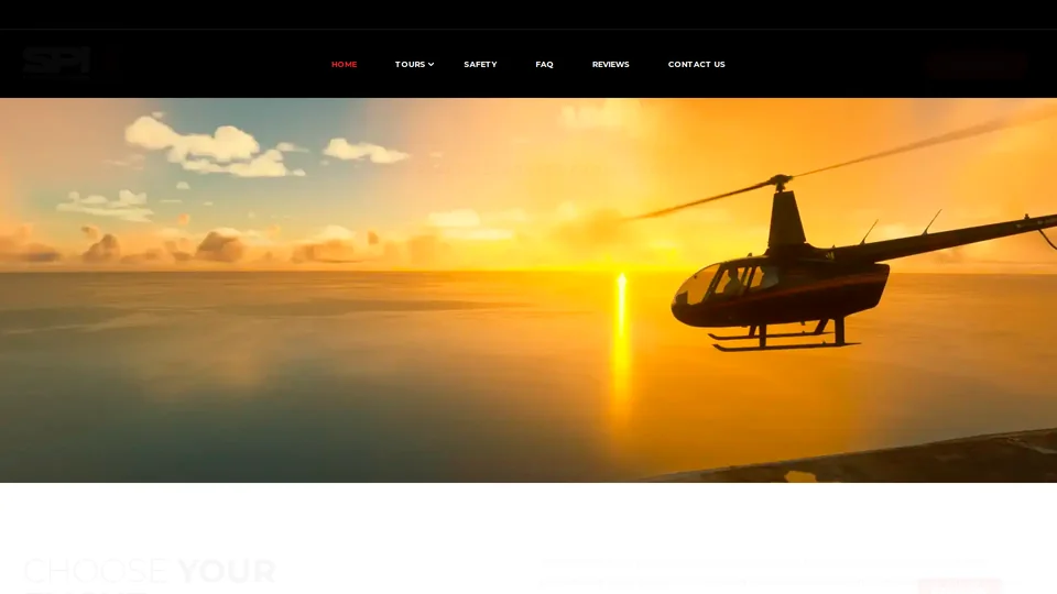 Homepage snapshot at launch