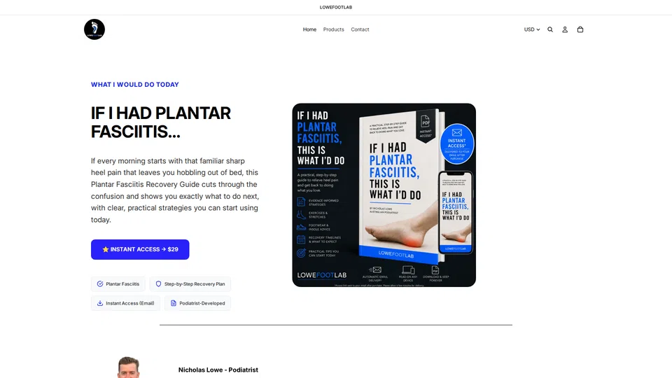 Homepage snapshot at launch