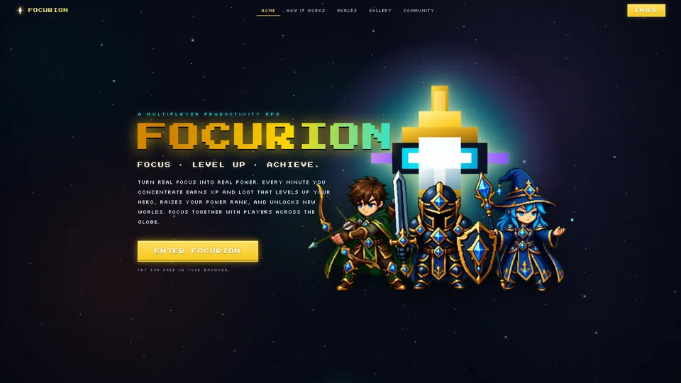 Homepage snapshot at launch
