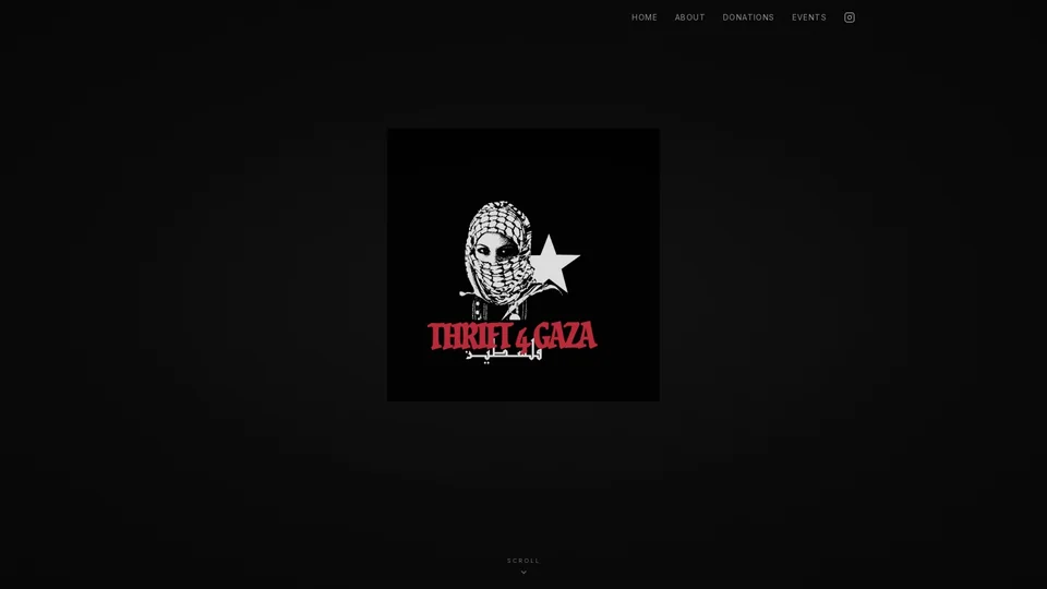 Homepage snapshot at launch