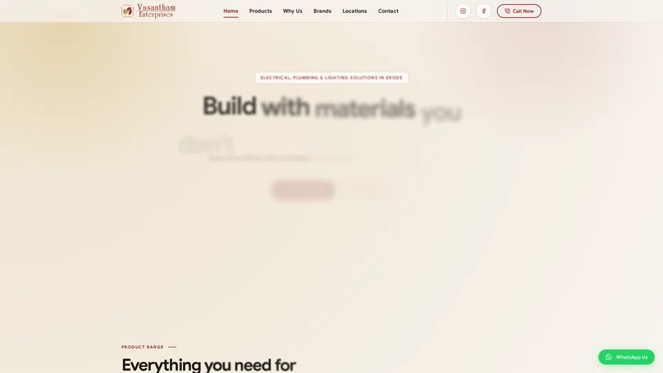 Homepage snapshot at launch
