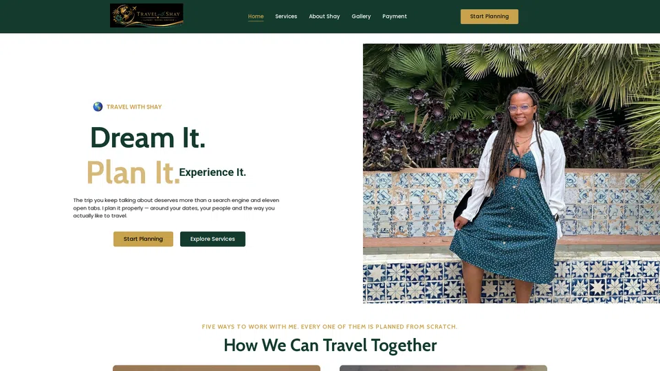 Homepage snapshot at launch