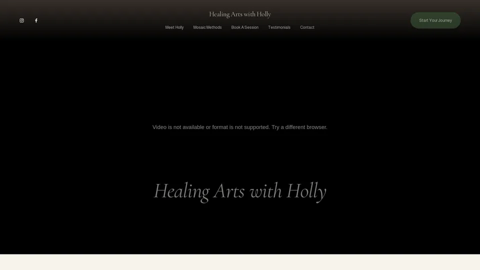 Homepage snapshot at launch