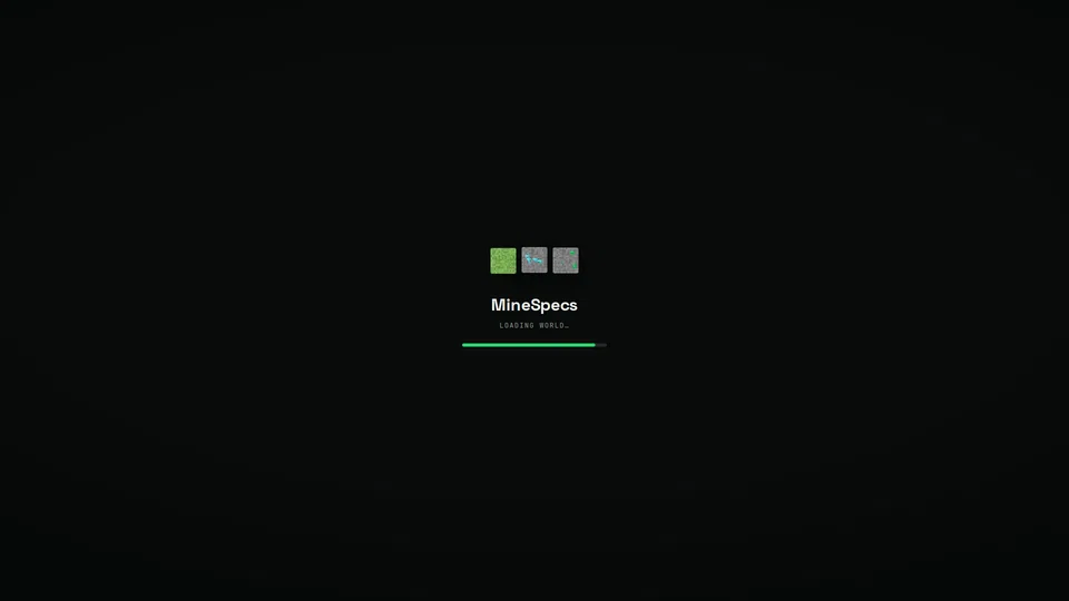 Homepage snapshot at launch
