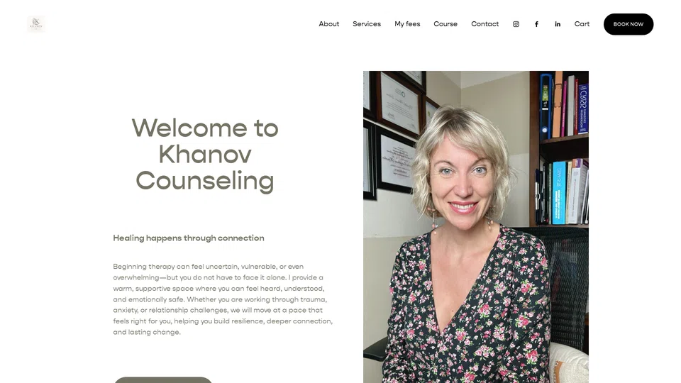 Homepage snapshot at launch
