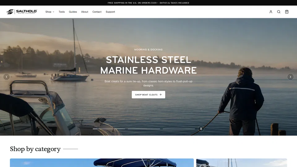 Homepage snapshot at launch