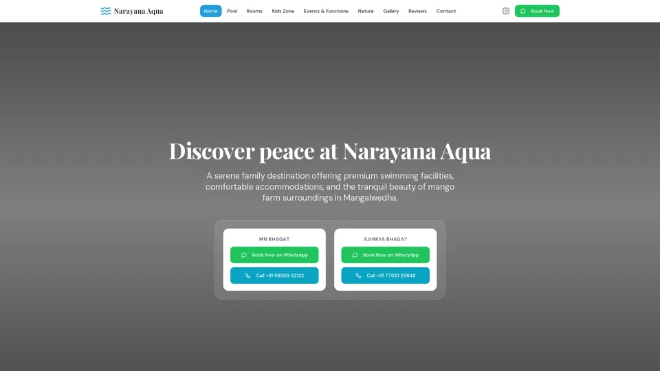 Homepage snapshot at launch