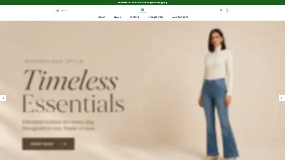 Homepage snapshot at launch