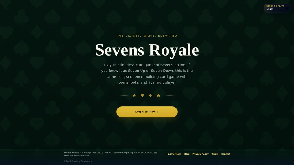 Homepage snapshot at launch