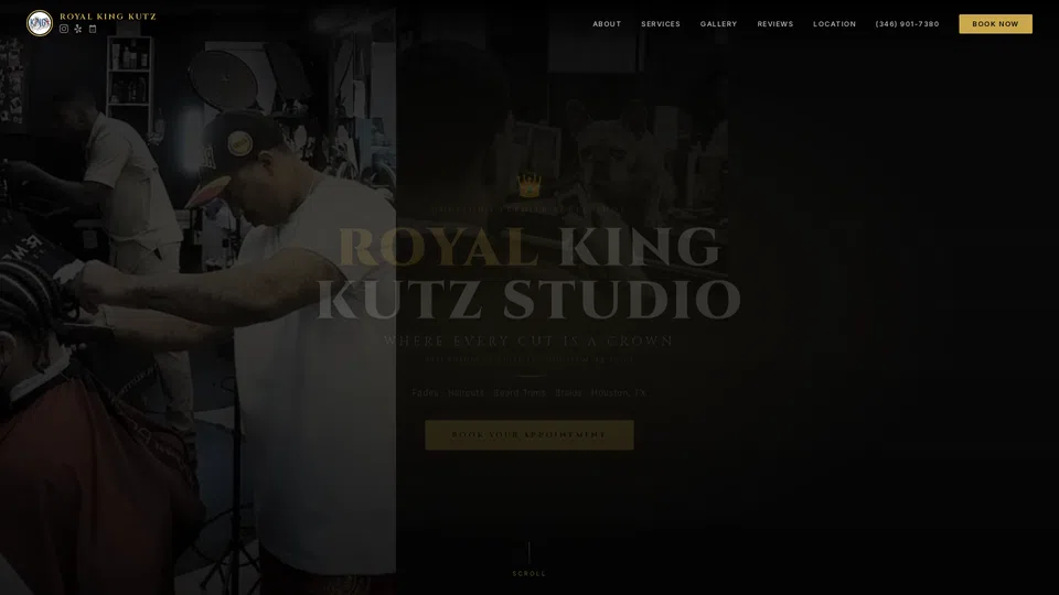 Homepage snapshot at launch