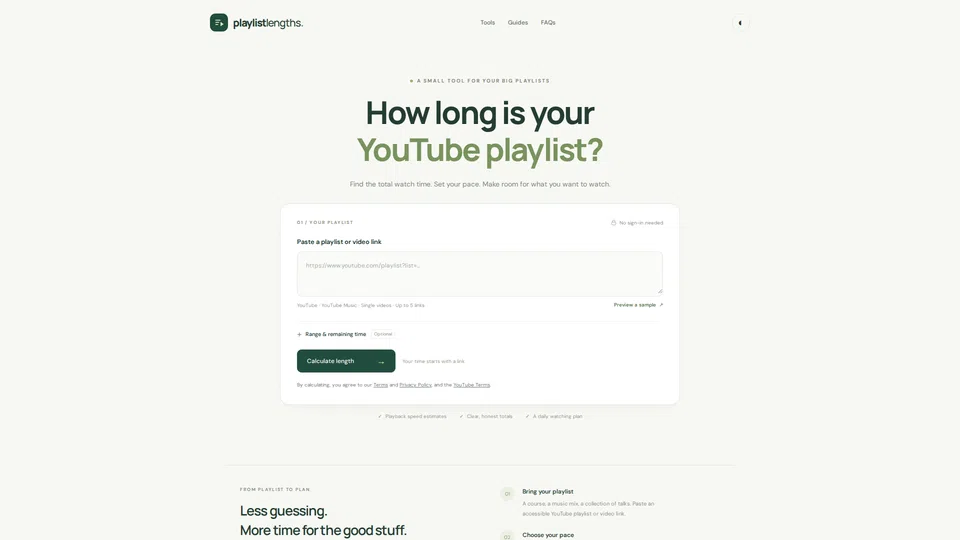 Homepage snapshot at launch