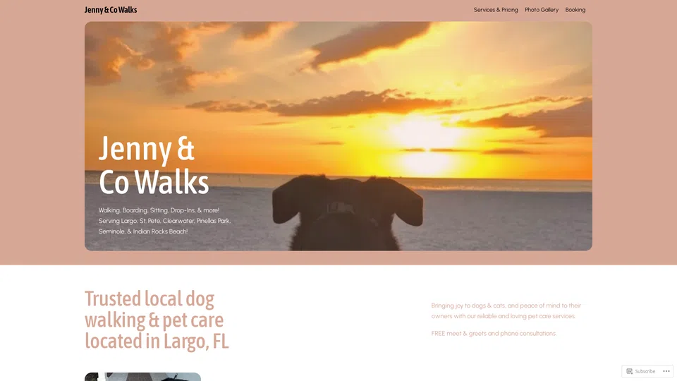 Homepage snapshot at launch