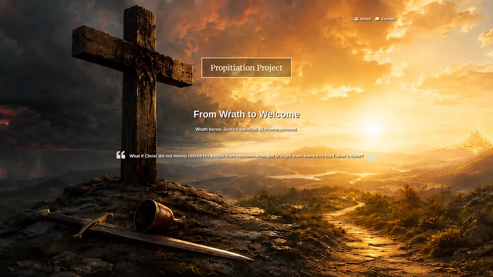 Homepage snapshot at launch