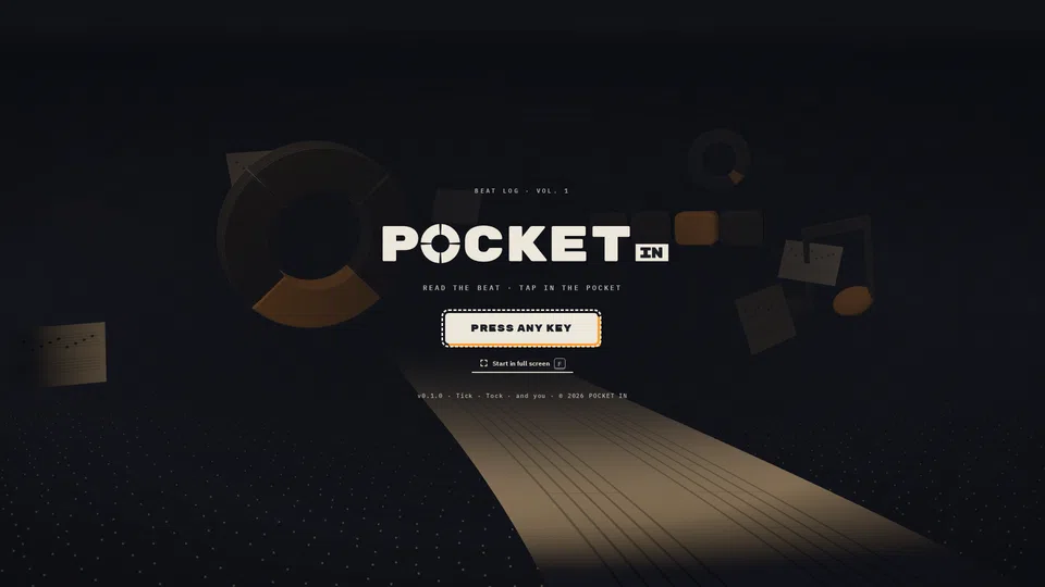Homepage snapshot at launch