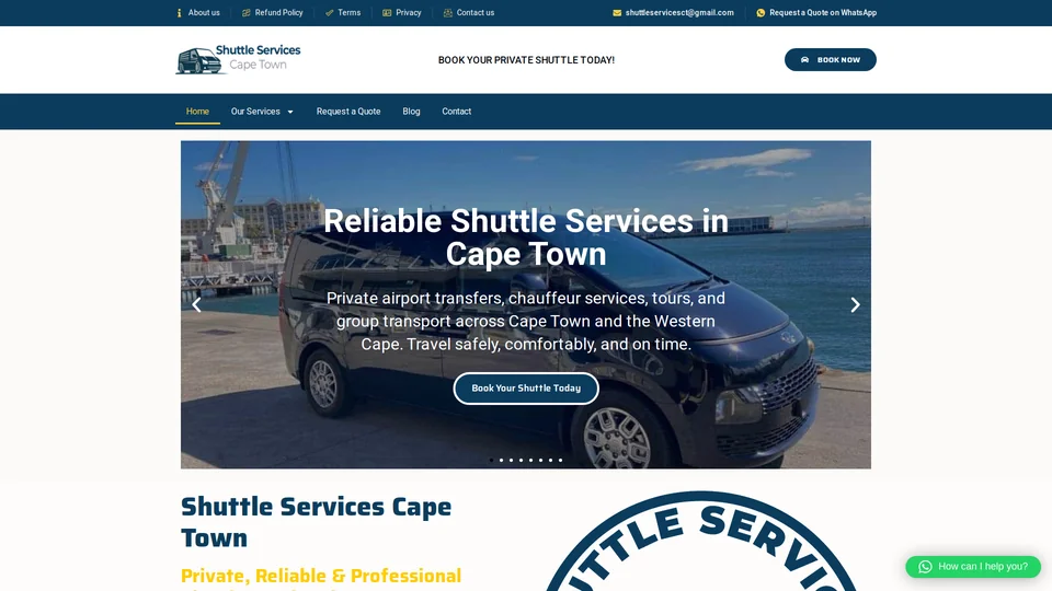 Homepage snapshot at launch