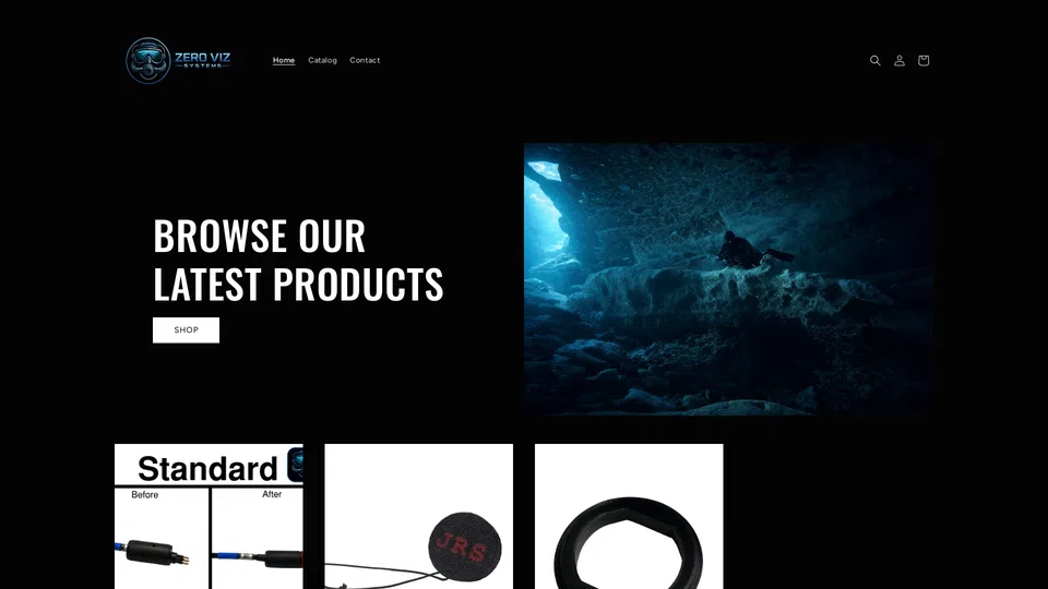 Homepage snapshot at launch