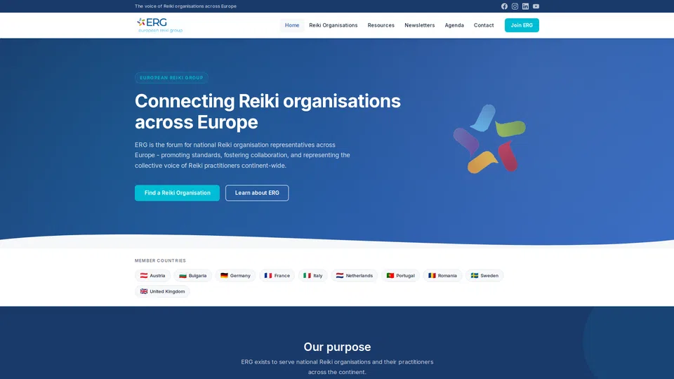 Homepage snapshot at launch