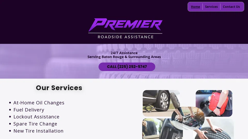 Homepage snapshot at launch