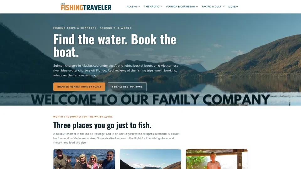 Homepage snapshot at launch
