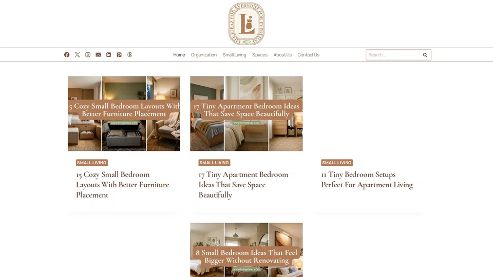 Homepage snapshot at launch