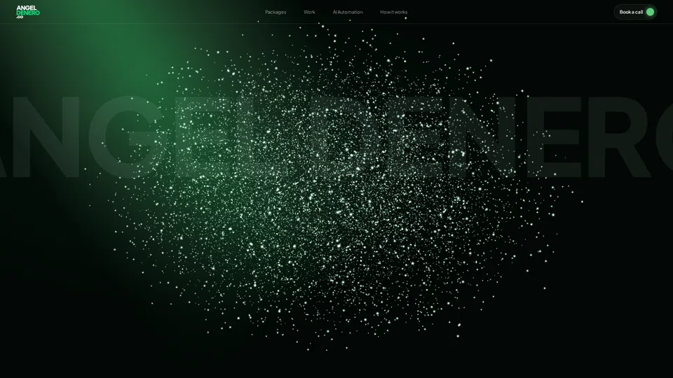 Homepage snapshot at launch