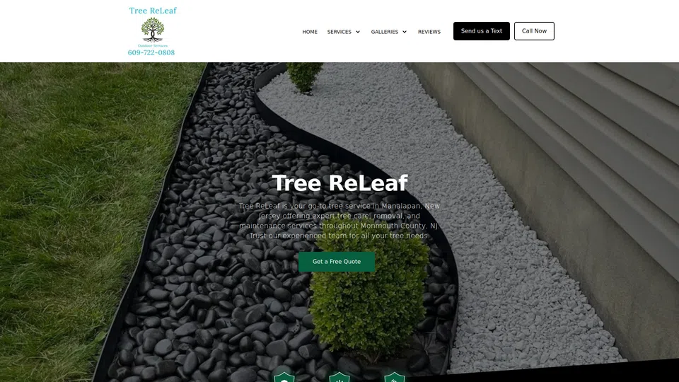 Homepage snapshot at launch