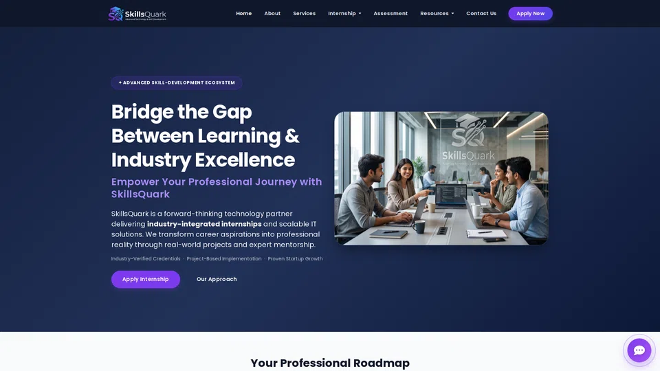 Homepage snapshot at launch
