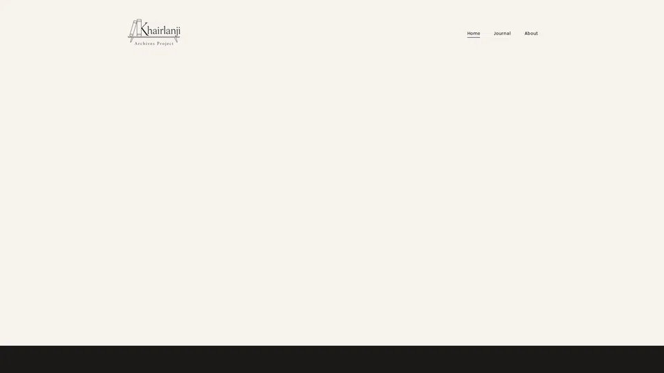 Homepage snapshot at launch