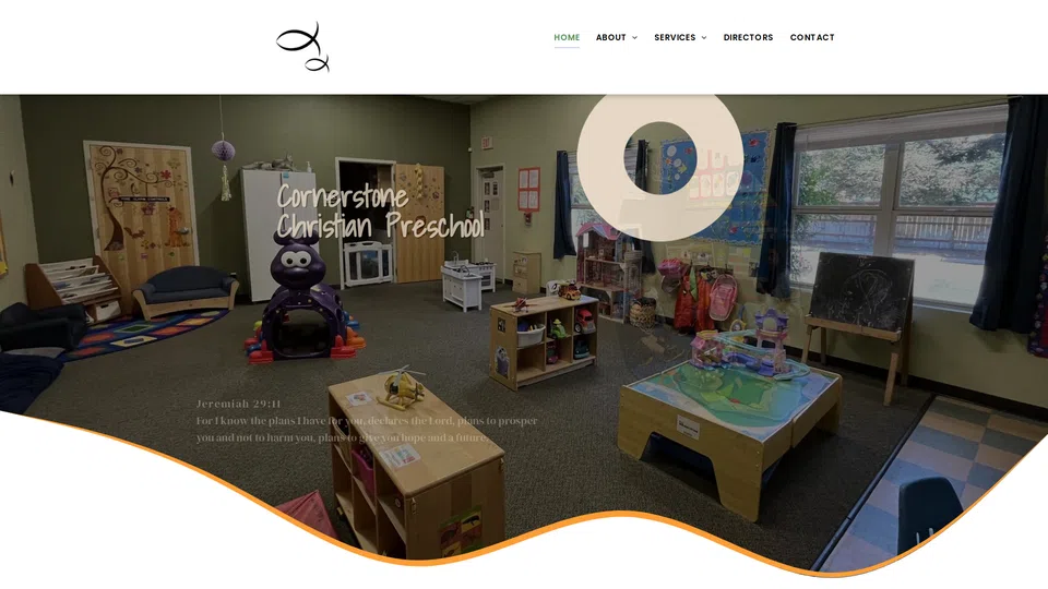 Homepage snapshot at launch