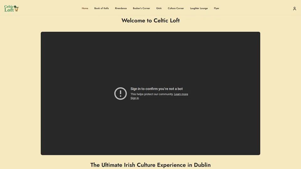 Homepage snapshot at launch