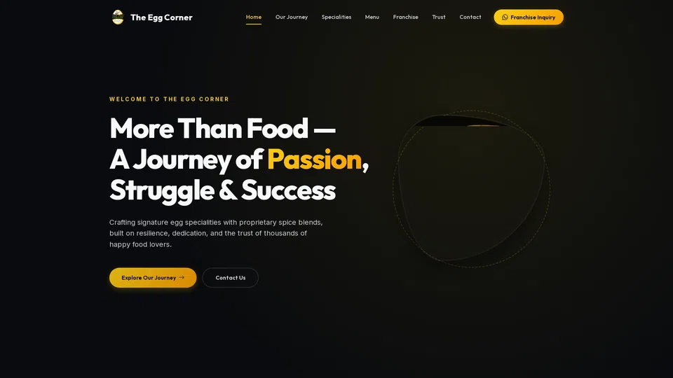 Homepage snapshot at launch