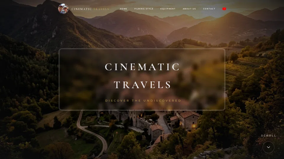 Homepage snapshot at launch