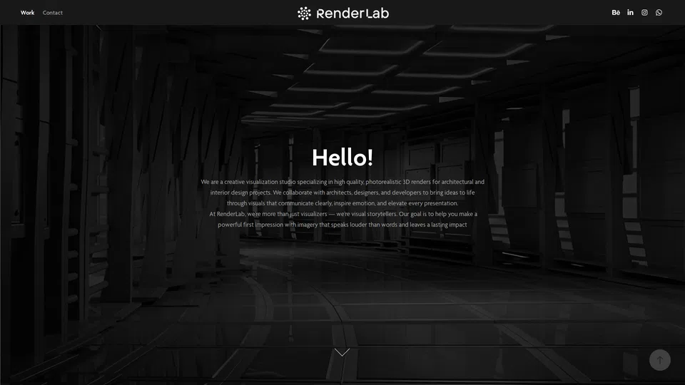Homepage snapshot at launch