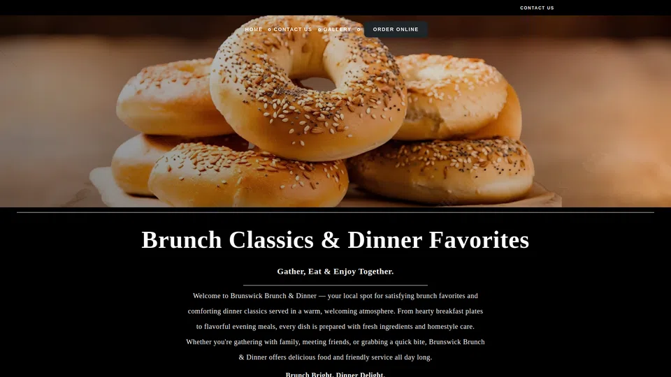 Homepage snapshot at launch