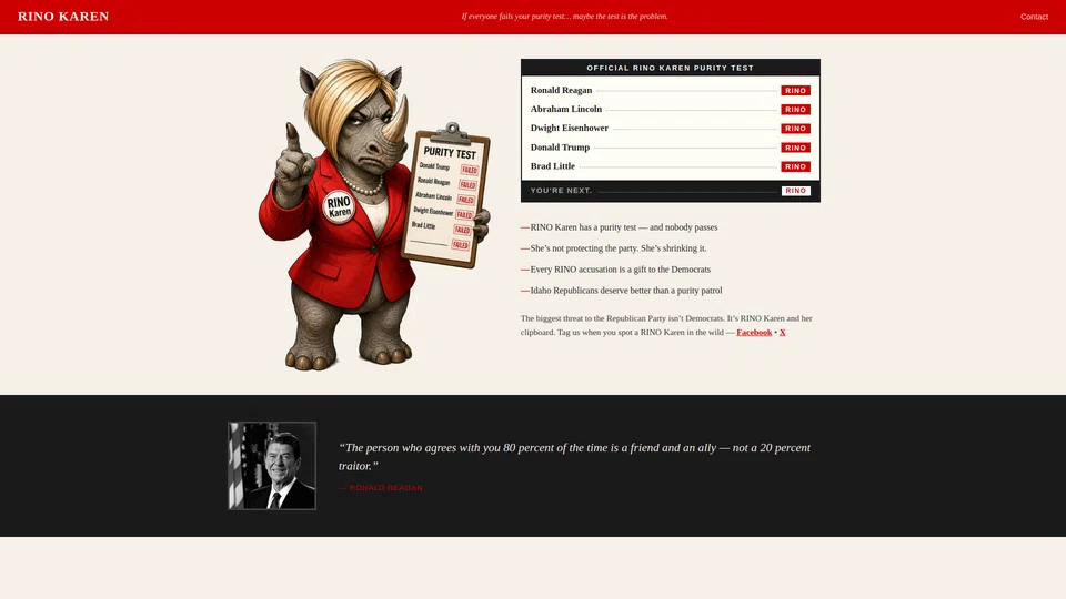 Homepage snapshot at launch