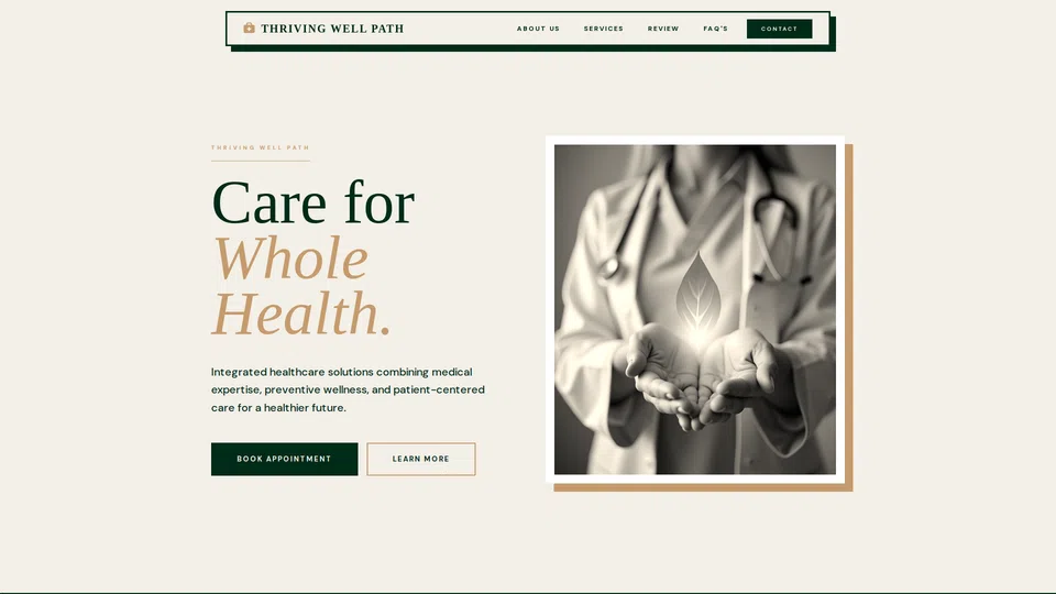 Homepage snapshot at launch